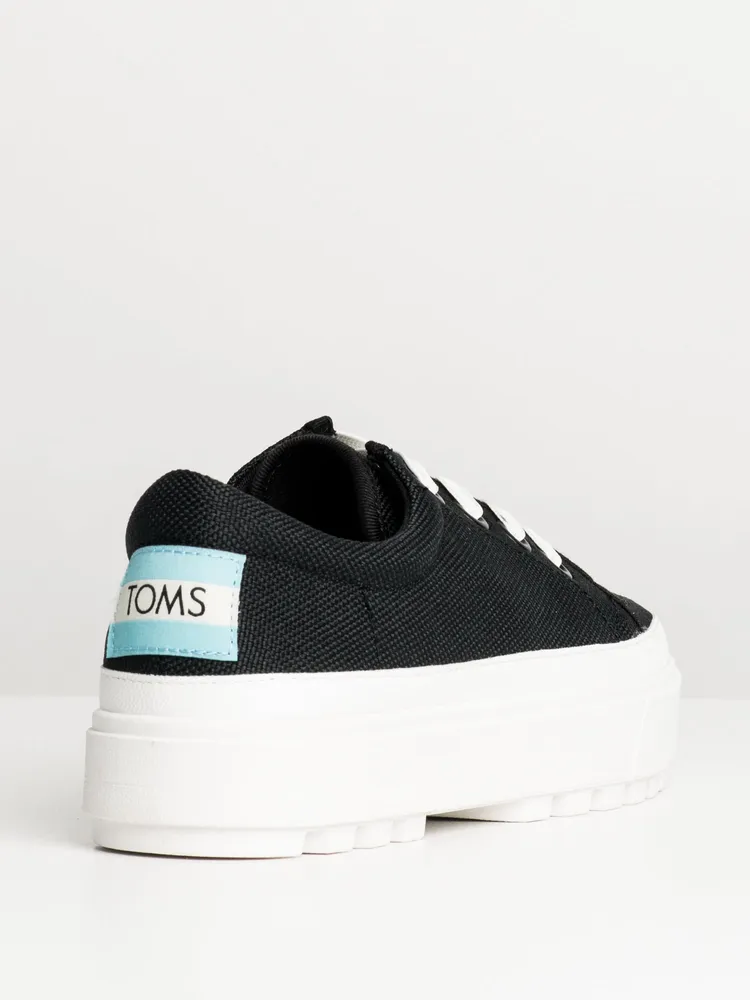 WOMENS TOMS LACE-UP LUG SNEAKER - CLEARANCE