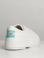 WOMENS TOMS LACE-UP LUG SNEAKER - CLEARANCE