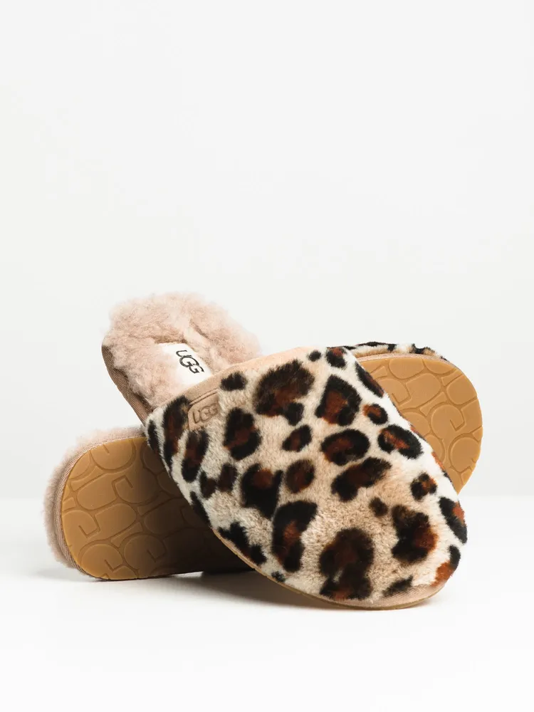 WOMENS FLUFFETTE - LEOPARD CLEARANCE