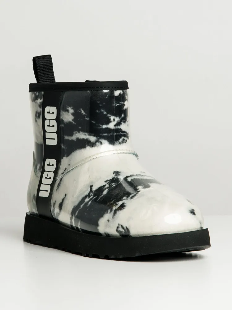 WOMENS UGG CLASSIC CLEAR MINI MARBLE BOOT