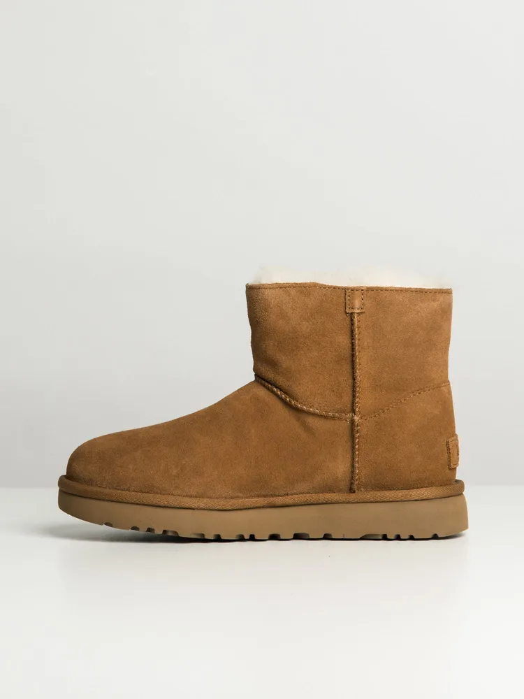 WOMENS UGG MINI BAILEY LOGO STRAP BOOT