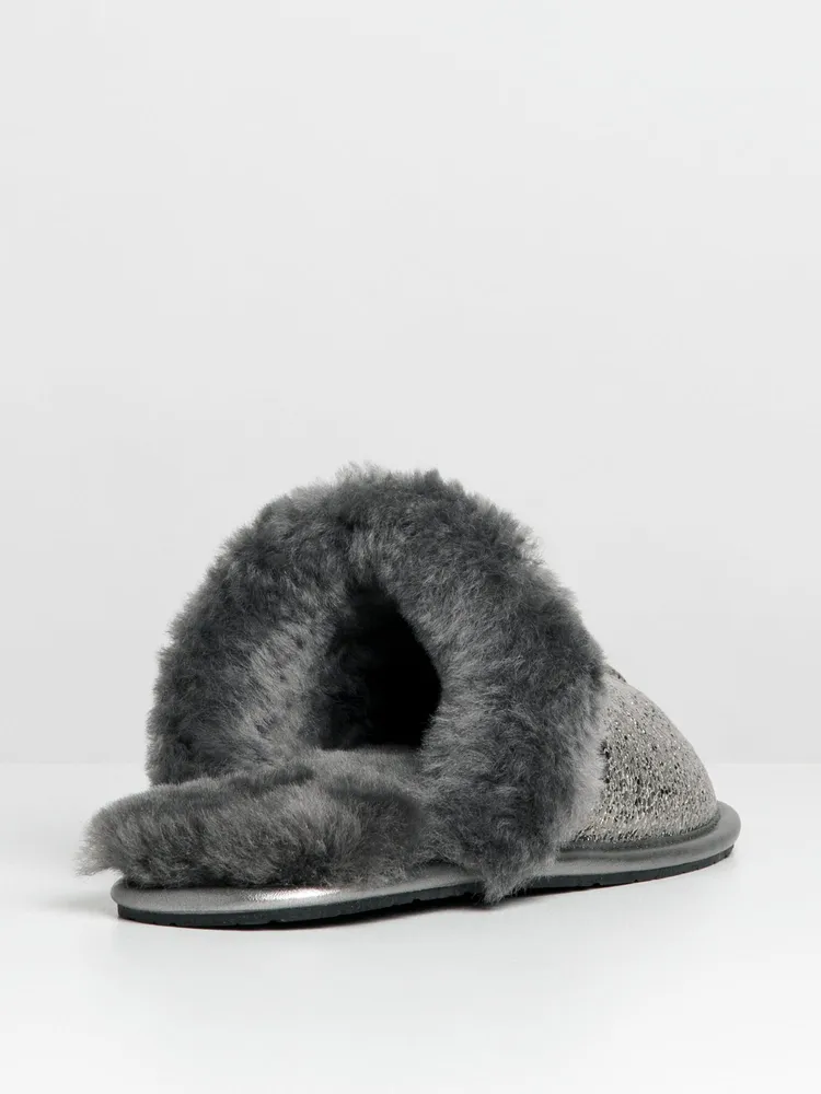 WOMENS SCUFFETTE II METALLIC SPARKLE SLIPPER