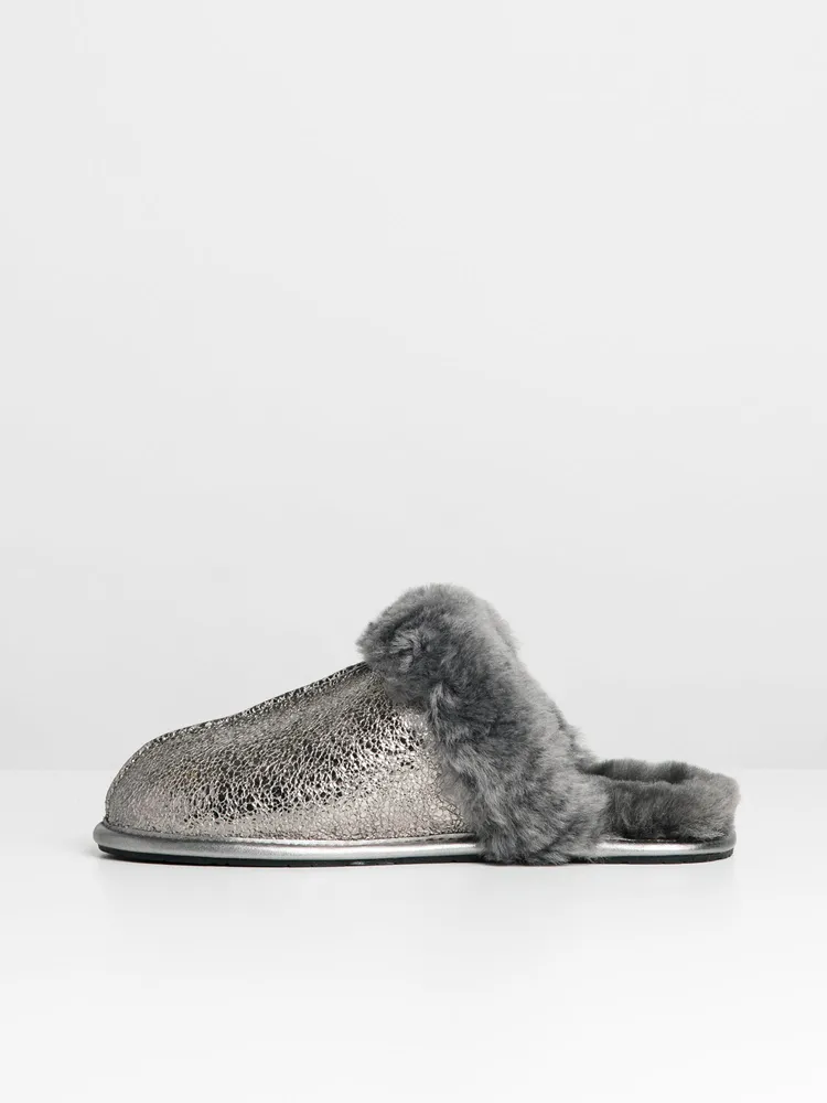 WOMENS SCUFFETTE II METALLIC SPARKLE SLIPPER