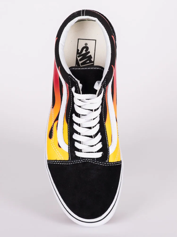 MENS VANS OLD SKOOL FLAME SNEAKER - CLEARANCE