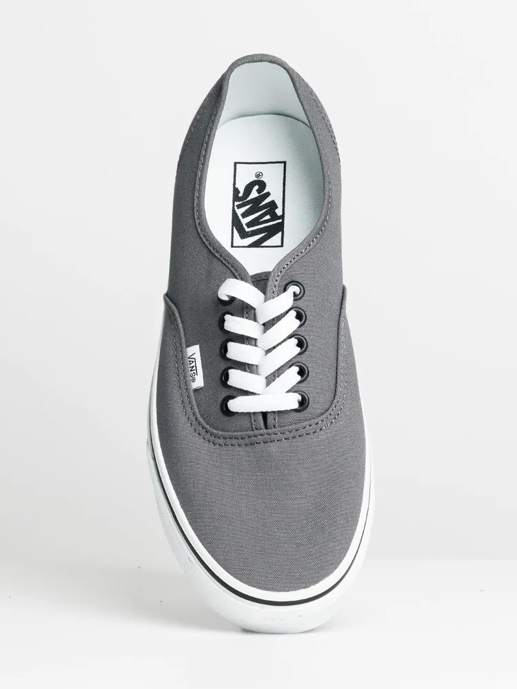 MENS VANS AUTHENTIC PEWTER/WHITE SNEAKER - CLEARANCE