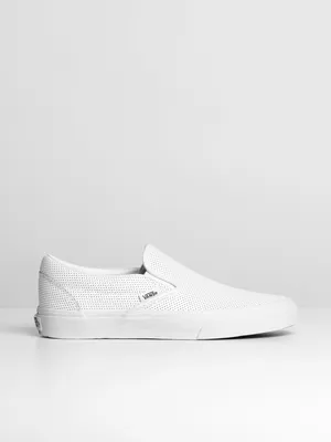WOMENS VANS PERF LEATHER SLIP-ON - CLEARANCE