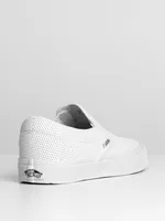 WOMENS VANS PERF LEATHER SLIP-ON - CLEARANCE