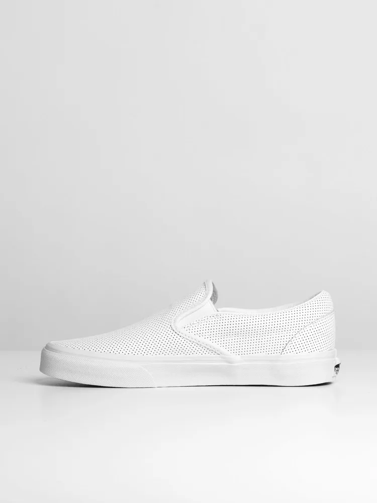 WOMENS VANS PERF LEATHER SLIP-ON - CLEARANCE