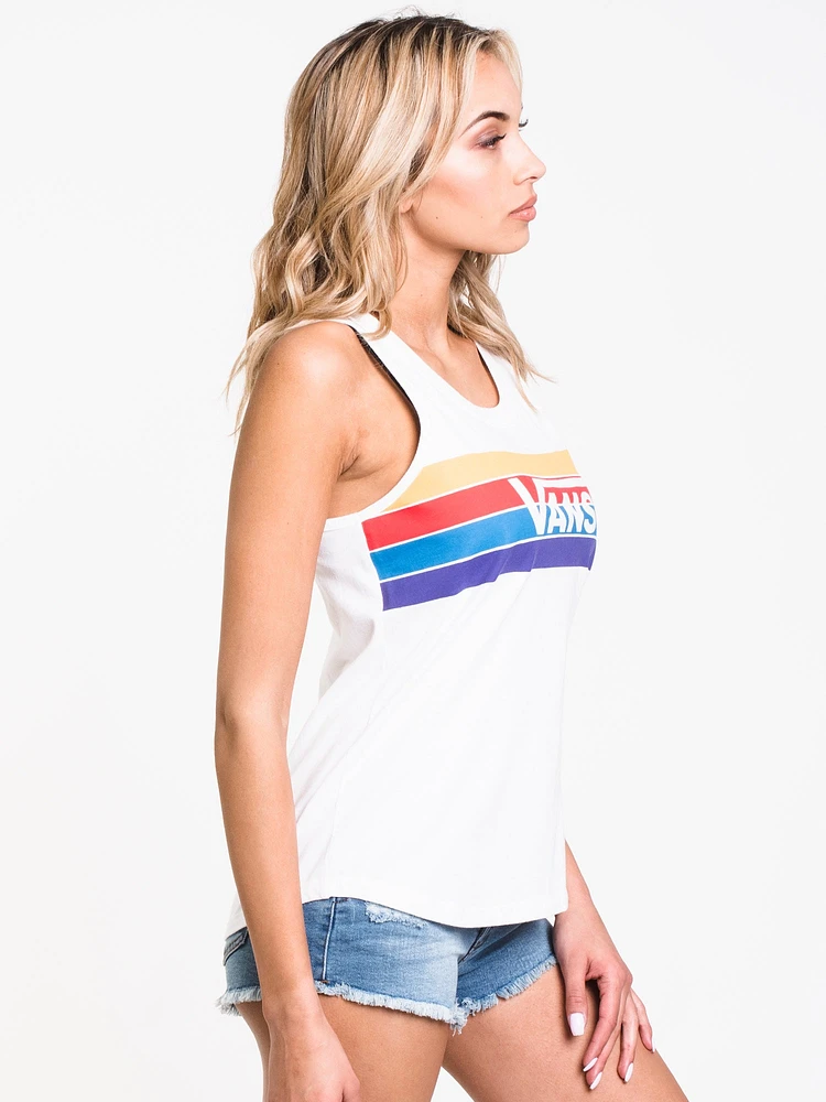 WOMENS ILUS MAKER TANK - WHITE CLEARANCE