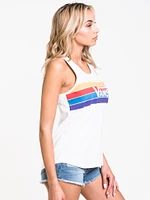 WOMENS ILUS MAKER TANK - WHITE CLEARANCE