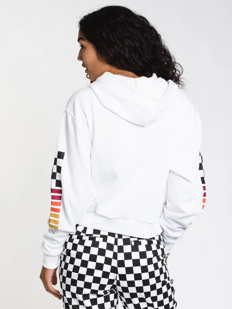 WOMENS HI PERFORMANCE PULLOVER HOODIE- WHT - CLEARANCE