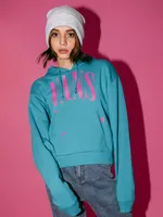 VANS KAYE CROP PULLOVER HOODIE - CLEARANCE