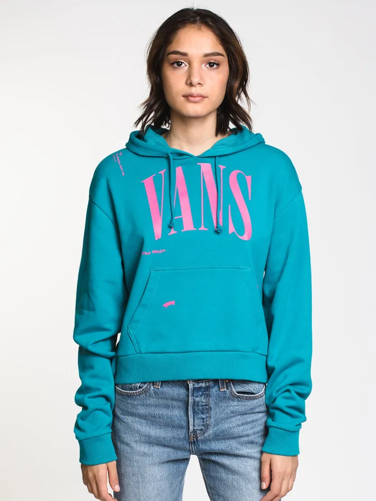 VANS KAYE CROP PULLOVER HOODIE - CLEARANCE