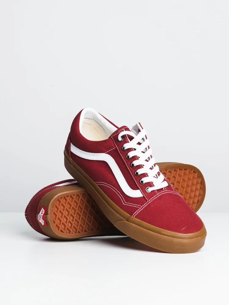 MENS OLD SKOOL - ROSEWOOD/WHITE CLEARANCE