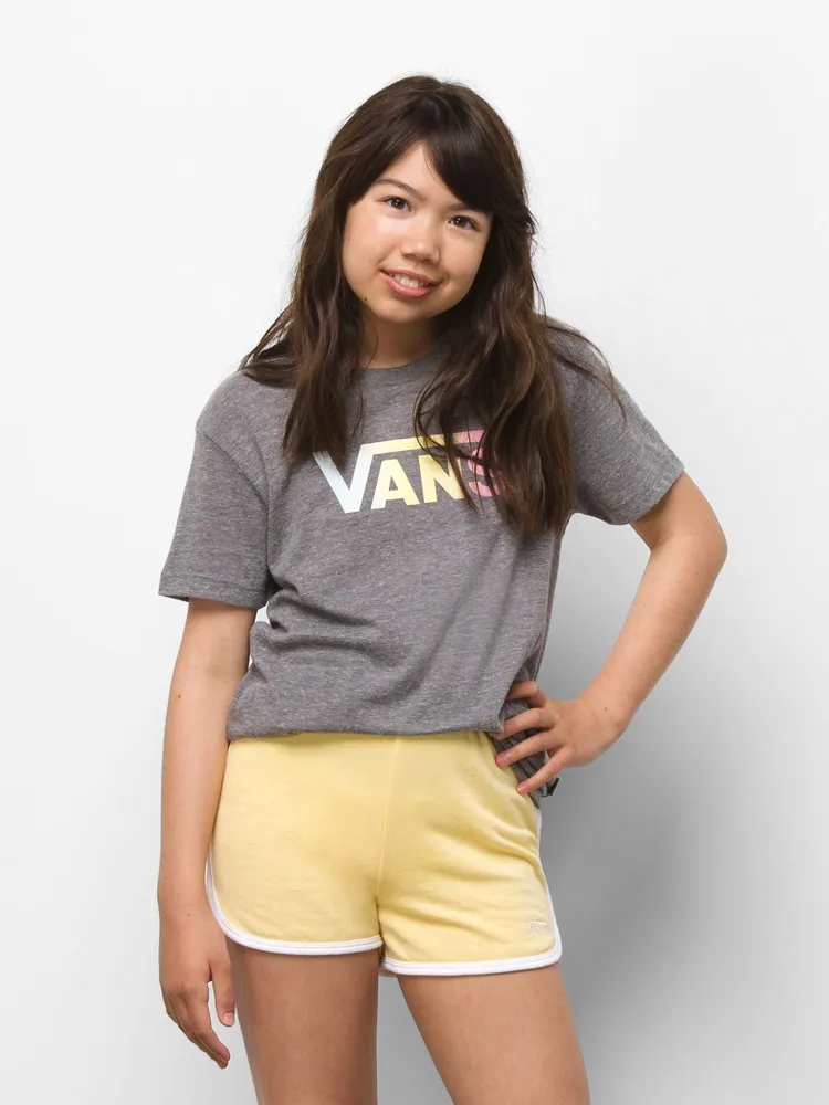 YOUTH GIRLS VANS FLYING V CREW T-SHIRT - CLEARANCE