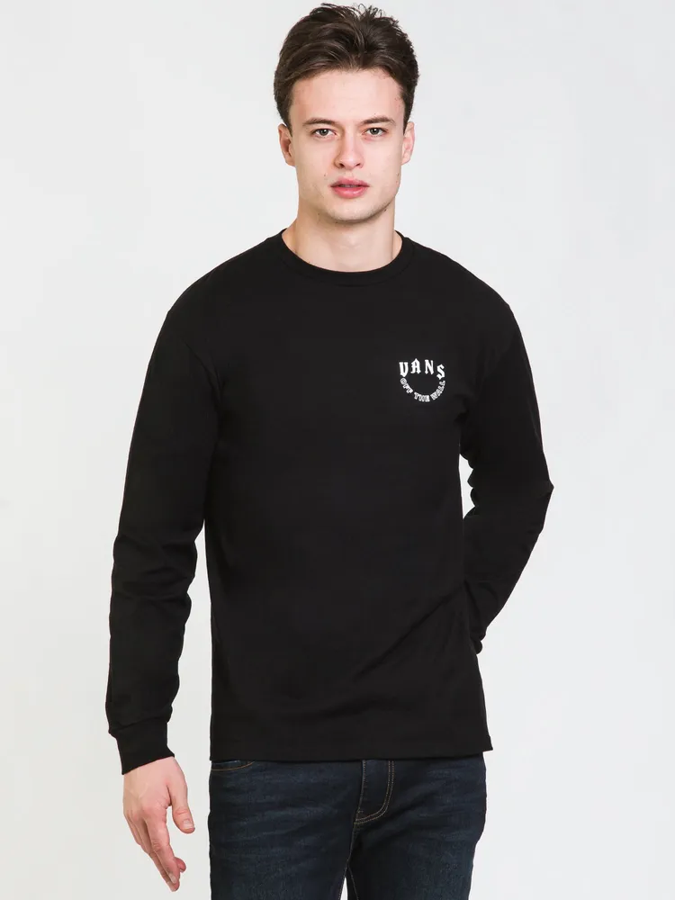 VANS PUSHING UP LONG SLEEVE TEE - CLEARANCE