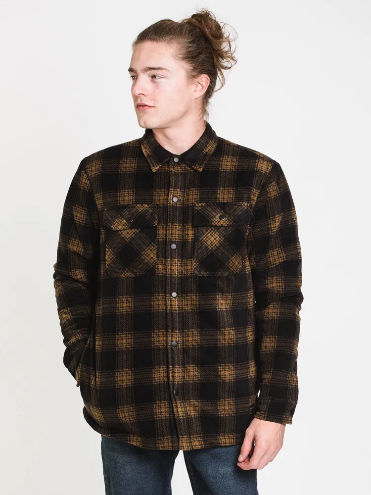 MENS BOWER POLAR FLEECE - PLAID CLEARANCE