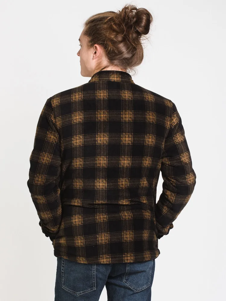 MENS BOWER POLAR FLEECE - PLAID CLEARANCE