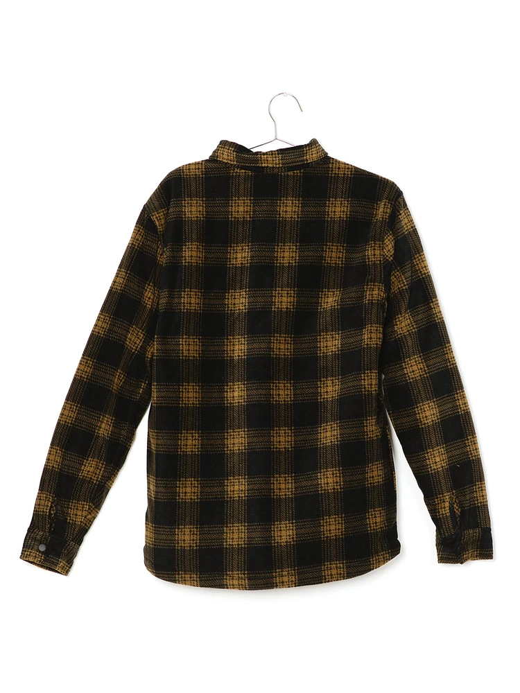 MENS BOWER POLAR FLEECE - PLAID CLEARANCE