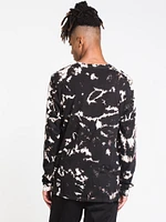 MENS STATIC NOISE LONG SLEEVET-SHIRT- TYE - CLEARANCE