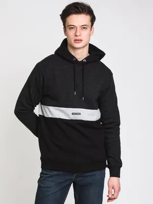 MENS SINGLE STONE DIV PULLOVER HOODIE - BLK CLEARANCE