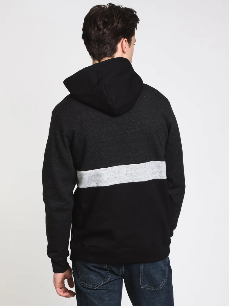 MENS SINGLE STONE DIV PULLOVER HOODIE - BLK CLEARANCE