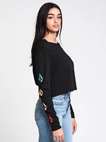 WOMENS VOLCOM STONES LONG SLEEVE TEE