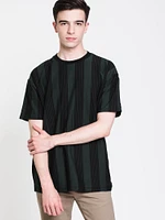 MENS LONGLINE S/S T - FOREST/BLACK CLEARANCE