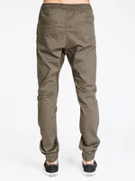 MENS PROJECT ZANEROBE JOGGER - OLIVE CLEARANCE