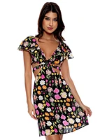 Luli's Secret Garden V Cut Out Dress