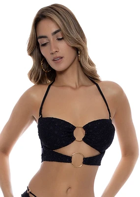 Haut bandeau avec anneau Brilla