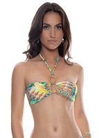 Bandeau Top with rings Sun Stones