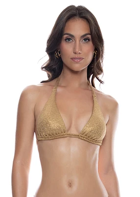Halter Triangle Top Golden Sunset