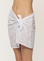 Jupe nouée avec imprimé fleurs