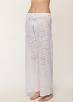 Pantalon de plage avec fleurs