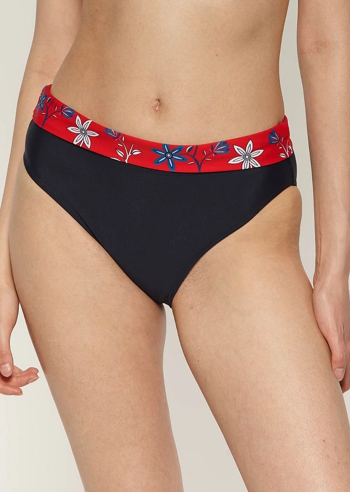 Midwaist foldover Wild Flower