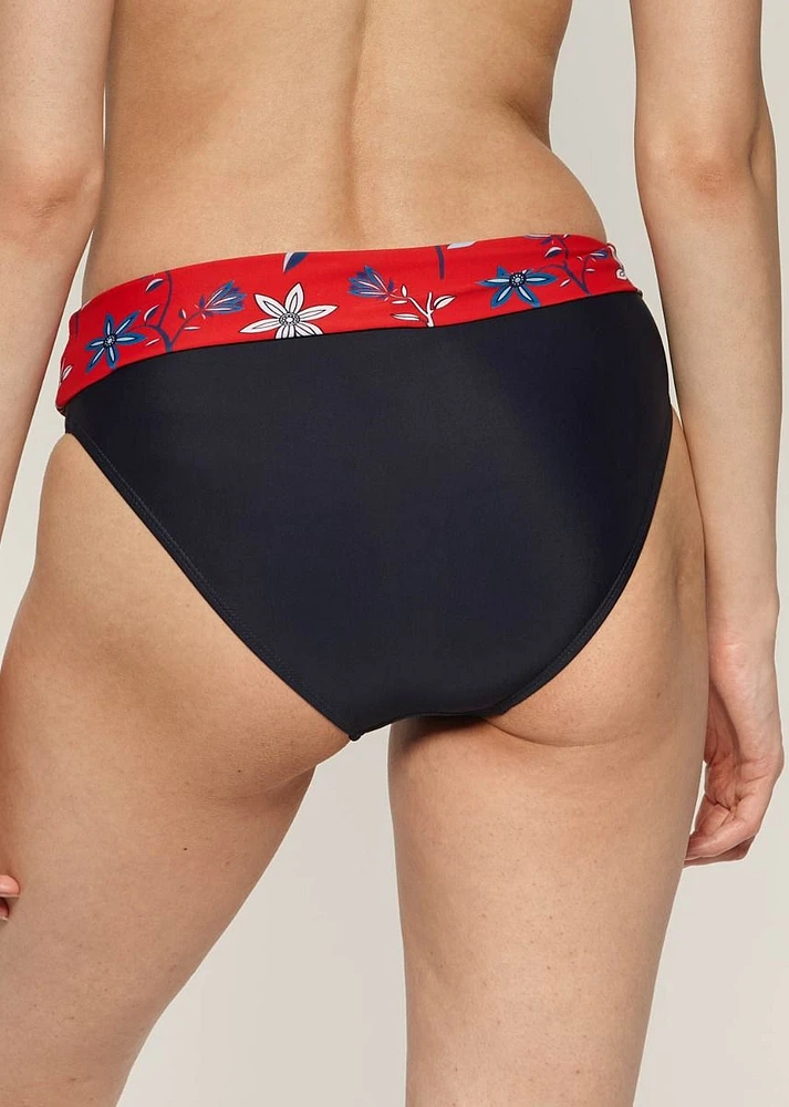 Midwaist foldover Wild Flower