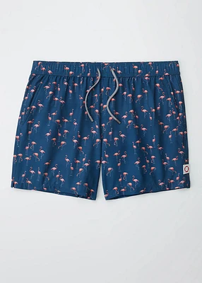 Volley Mesh Shorts with Flamingo