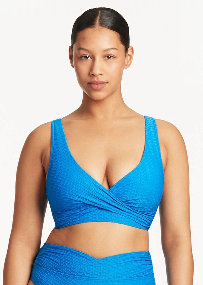 Honeycomb Cross Front Bra