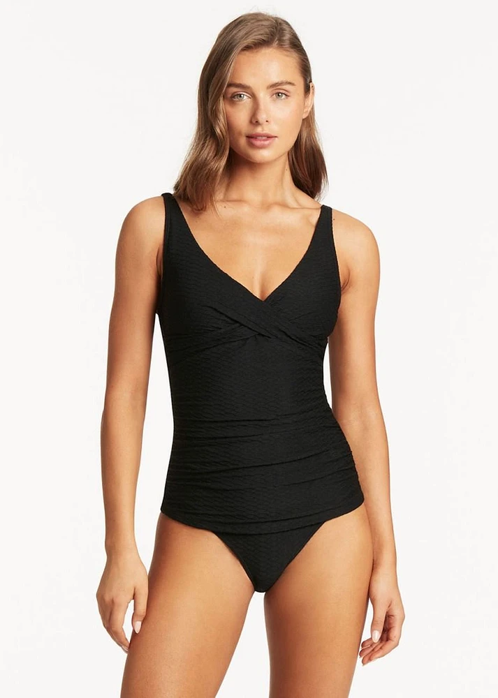 Tankini Croisé Honeycomb