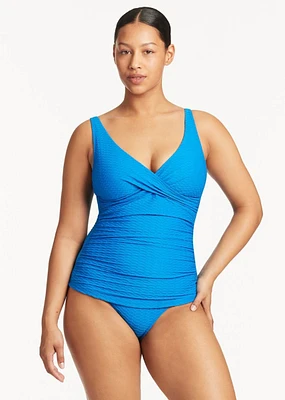 Honeycomb Cross Front Tankini