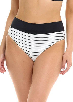 Rachel Deep Sea High Waist Bikini Bottom