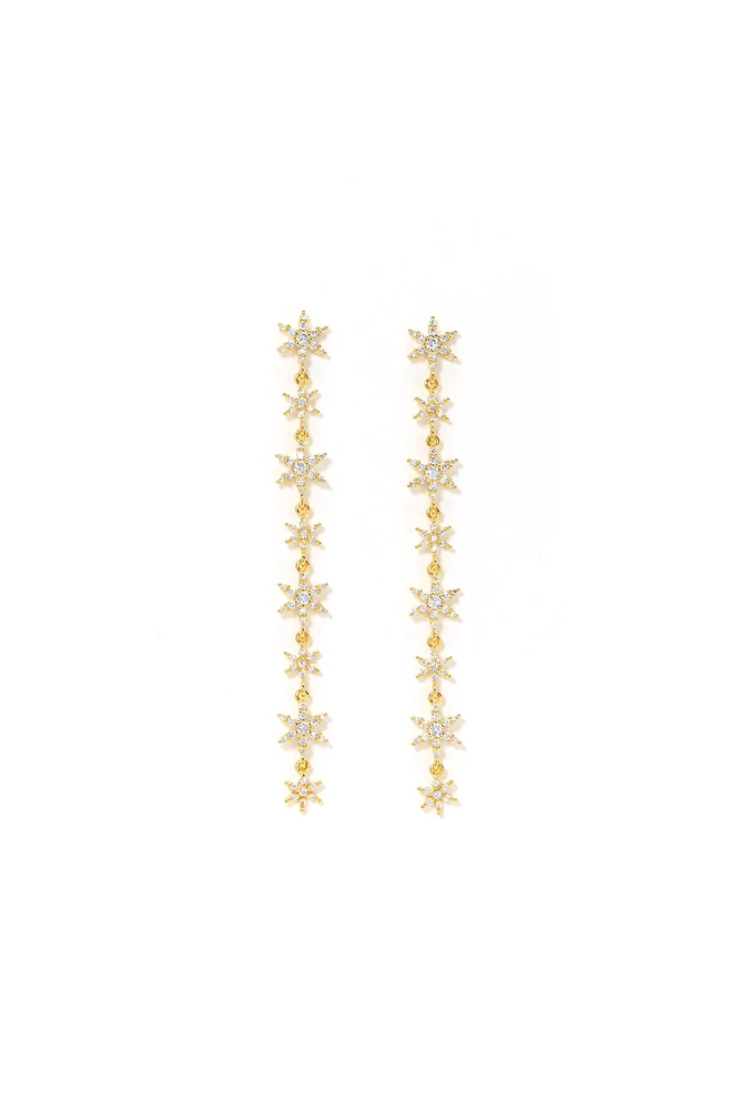 SOLARIS STAR DROP EARRINGS