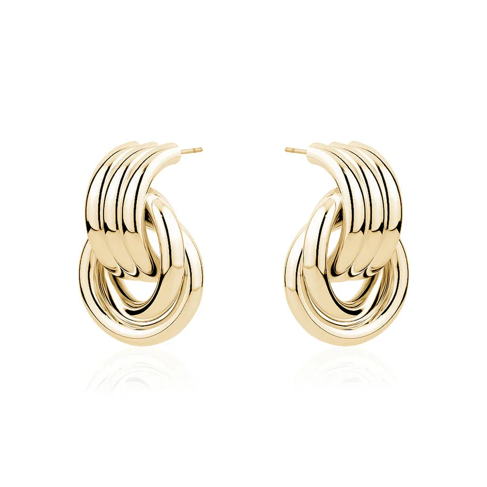 CYLINDER HOOP EARRINGS