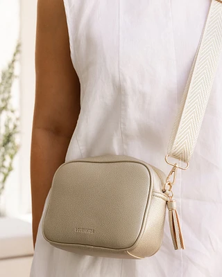 GINGER METALLIC CROSSBODY