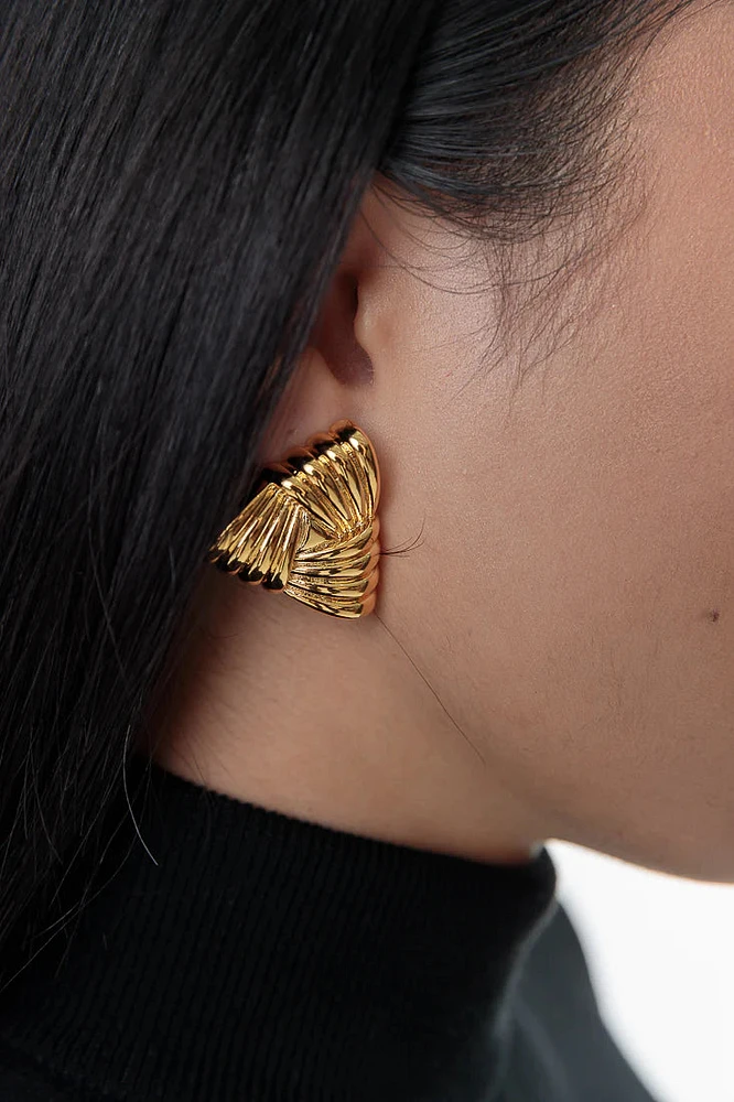 TRIANGLE STATEMENT EARRINGS