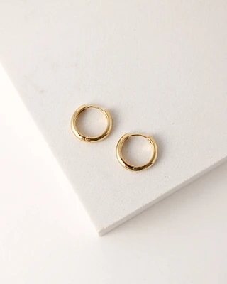 BEA 15MM HOOP EARRINGS