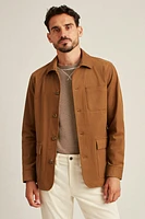 Sueded Italian Cotton Chore Suit Jacket