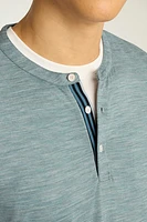 Soft & Breathable Merino Wool Henley Shirt