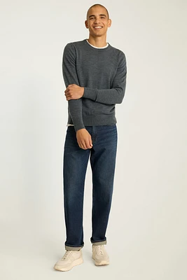 Washable Merino Crew Neck Sweater